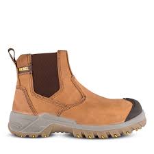 Crazy Horse Boot Tan Rebel Safety Gear