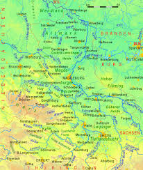 Located in the central part of germany it is one of the five german states that used to belong to former east germany. Physical Map Of Saxony Anhalt 2008 Gifex