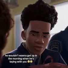 Spider Man into Spider Verse Miles Cannon