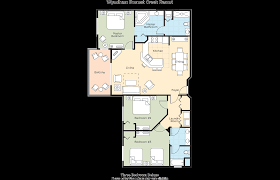 Wyndham Bonnet Creek Resort 3 Bedroom Deluxe Square Footage 1 503 To 1 560 Bonnet Creek Wyndham Bonnet Creek Wyndham
