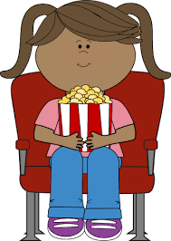 Kids Clipart Movie Night