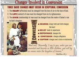 Bible Chart Changes Involved In Conversion Forthright