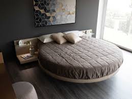 Letto matrimoniale tondo in pelle nera quest'originale letto in vera pelle dal design circolare trasformerà la vostra stanza in un'oasi di pace. Letto Rotondo Con Comodini Ring Diotti Com