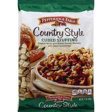 Browse our wide selection of stuffing mix for delivery or drive up & go to . Pepperidge Farm Country Style Cubed Stuffing 12 Oz Instacart