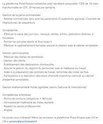 Les offres d'emploi de comptable proviennent principalement de deux types d'employeurs : Upjv Doip Offre D Emploi Secretaire Comptable Cdd De ÙÙŠØ³Ø¨ÙˆÙƒ