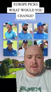 Team Europe Ryder Cup Captain Picks are in, what would you change?  #rydercup #golf #teameurope #golfer #golftok