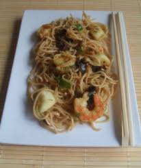 Nouilles Chinoises Aux Fruits De Mer Que Cuisine Nouilles Chinoises Recette Asiatique Recette Legere