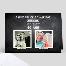 De votre mariage pendant longtemps. Cartes D Invitation Anniversaire 50 Ans De Mariage Popcarte