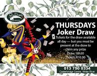 Thursdays Joker Draw @ Gumtreez