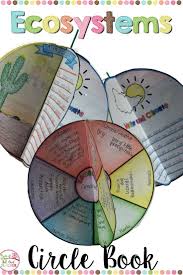 Ecosystem Activity Circle Book Craftivity Printable Digital Google Ecosystem Activities Ecosystems Elementary Science