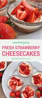 No Bake Strawberry Cheesecake Recipe Recipe Yummy Pie Recipes Recipes Dessert Recipes