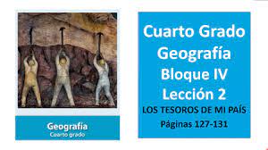 Geografia 4to grado 2015 2016 librossep. Primaria Cuarto Grado Geografia Bloque 4 Leccion 2 Paginas 127 131 Youtube