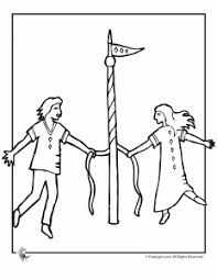It's a great time to be outdoors! Printable May Day Baskets May Day Coloring Pages Woo Jr Kids Activities