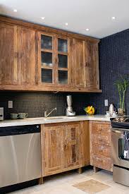 reclaimed wood kitchen cabinets houzz