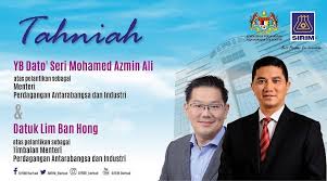 Yb dato' rosol bin wahid. Sirimpackaging Twitterissa Posted Sirim Berhad Kumpulan Sirim Mengucapkan Setinggi Tinggi Ucapan Tahniah Kpd Yb Dato Seri Mohamed Azmin Ali Datuk Lim Ban Hong Di Atas Pelantikan Sebagai Menteri Dan Timbalan Menteri Perdagangan Antarabangsa