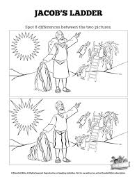Genesis 28 Jacobs Ladder Kids Spot The Difference Can Your Kids Spot The Difference Between Thes Jacob S Ladder Sunday School Activities Sunday School Lessons