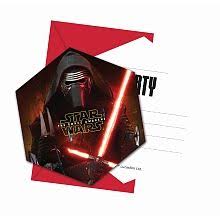 Star Wars Episode 7 6 Einladungskarten Star Wars Geburtstag Einladungskarten Kinder Party Themen