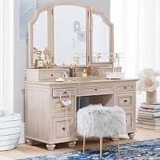 Hampton Vanity Desk Set In 2020 Makeup Vanity Bedroom Vanity Vanity Makeover