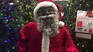 Black santa in chimney | santa claus figurines and hand carved wooden santas. Home Accents Black Santa Youtube