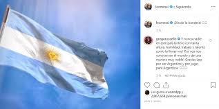 Los símbolos más representativos del país, aunque en ese momento la argentina todavía no existiera como nación independiente. Copa America 2021 El Posteo De Lionel Messi En Instagram Por El Dia De La Bandera Marca Claro Argentina