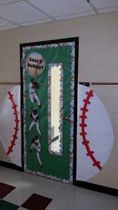 Large football themed birthday party banner, super bowl sunday game day sports fan supplies, football photo backdrop hanging decorations （118 x 18 inch) 4.8 out of 5 stars 34 $12.99 $ 12. Baseball Hallway Door Each Hallway In Our School Is A Sport Vbs Crafts Vbs Themes Sports Theme Classroom