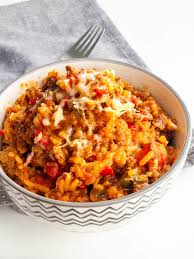 This spanish rice with beef is so good, perfect to serve on its own or as a side dish and all in one pot! Spanish Rice With Ground Beef Craving Home Cooked