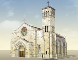 Artists Sought To Adorn A New Romanesque Chapel For Usc Romanesque Modern Church Church Architecture