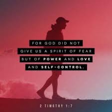 God has not given us a spirit of fear, ( b) but of power and of love and of a sound mind. Faithoverfear For God Did Not Give Us A Spirit Of Fear But Rather Of Power And Love And Self Control 2 Timothy 1 7 Seekjesus One Walk