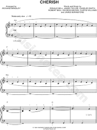 He loves 80's music too and said i think i have heard this song before. i love kool and the gang.my favs. Kool The Gang Cherish Sheet Music Easy Piano In A Minor Download Print Sku Mn0152626