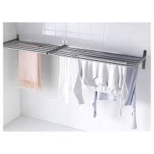 Ikea grundtal dish drainer hanging rack stainless steel w/ water drip pan. Grundtal Drying Rack Wall Stainless Steel 67 120 Cm Ikea