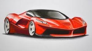 Dibujos para colorear carros ferrari. Dibujando Carros Como Dibujar Un Ferrari Con Colores Arte Diverte Youtube