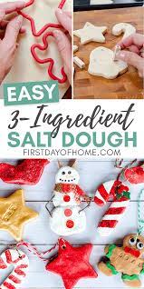 How To Make Salt Dough Ornaments The Kids Will Love Recipe Salt Dough Christmas Ornaments Dough Ornaments Salt Dough Ornaments