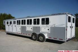 This is montana horse trailer: Used 6 Horse Featherlite Horse Trailer Gooseneck Horse Trailer Dixie Horse Mule Co