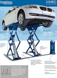Nussbaum Jumbo 7 000 Lb Double Scissor Lift Fast Equipment We Find Better Custom Garage Parking Storage Solutio Garage Car Lift Parking Solutions Car Lifts