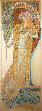 poster for victorien sardou s gismonda starring sarah bernhardt at the theatre アートポスター アルフォンス ミュシャ アール ヌーヴォー