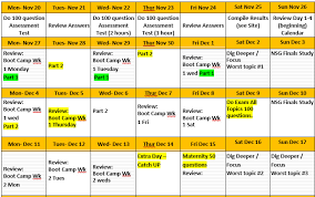 Nclex Study Calendar Nclex Test Online Review