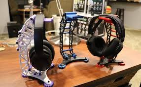3d Printed Headphone Stand Etsy Retail small order factory price rgb backlight gaming headset stand headphone stand.