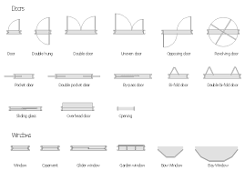 Design Elements Doors And Windows Door Plan Restaurant Floor Plan Floor Plan Drawing