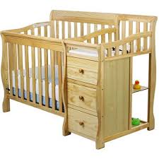 Dream On Me Jayden 3 In 1 Convertible Crib W Changer Natural Mini Crib Cribs Convertible Crib