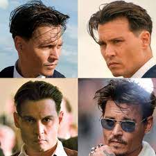 Subtle blonde highlight, hair swept back makes this handsome man look a manly gentleman. Johnny Depp Hairstyles Men S Hairstyles Today Johnny Depp Hairstyle Johnny Depp Haircut Johnny Depp Public Enemies
