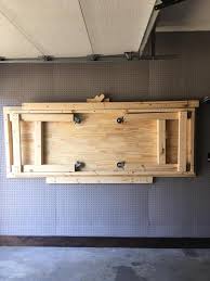 Folding Work Bench Plans Woodworking Bench Plans Folding Workbench Garage Work Bench