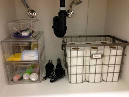 under the sink organization bathroom