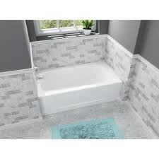 At home depot we carry freestanding tubs with various finishes and therapeutic features such as what are the shipping options for freestanding tubs? American Standard Cambridge 60 In Left Drain Rectangular Apron Front Bathtub In White Remodel Bathroom Drop In Tub Soaking Bathtubs Whirlpool Bathtub