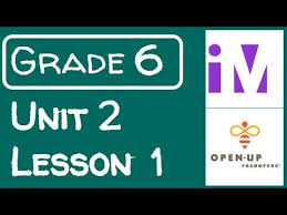 6th Grade Open Up Resources Illustrative Math Unit 1 Lesson 2 Cool Down Youtube