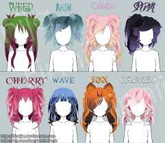 Kisekae Hair By Finnija On Deviantart Short Hair Drawing How To Draw Hair Anime Hair