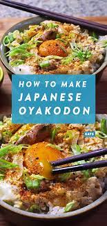 Oyakodon Japanese Chicken And Egg Rice Bowl Recipe Recipe Easy Japanese Recipes Rice Bowls Recipes Asian Recipes