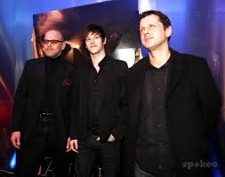 Czech Actor Marek Vasut Gaspard Ulliel And Peter Webber Czech Premiere Of Hannibal Rising At Prague Village Gaspard Ulliel Hannibal Rising Actors