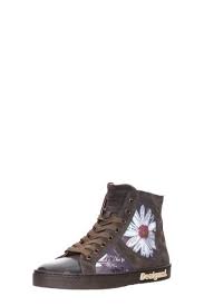 desigual love on pink converse chuck taylor high top sneaker wedged trainers high top sneakers