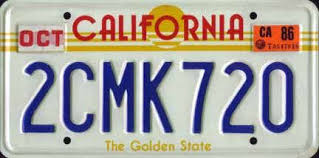 Black And Yellow California License Plate Frame Pin De Davide Brunati En Brand Character Matriculas Placas Autos Placas Antiguas