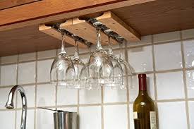 This is functional kitchen homeware, but also kitchen center piece adding cozy notes to your home interior. Fox Run 5025 Mounted Under Cabinet Wooden Wine Glass Holder Rack 11 X 7 X 0 75 Inches Brown Buy Online At Best Price In Uae Amazon Ae